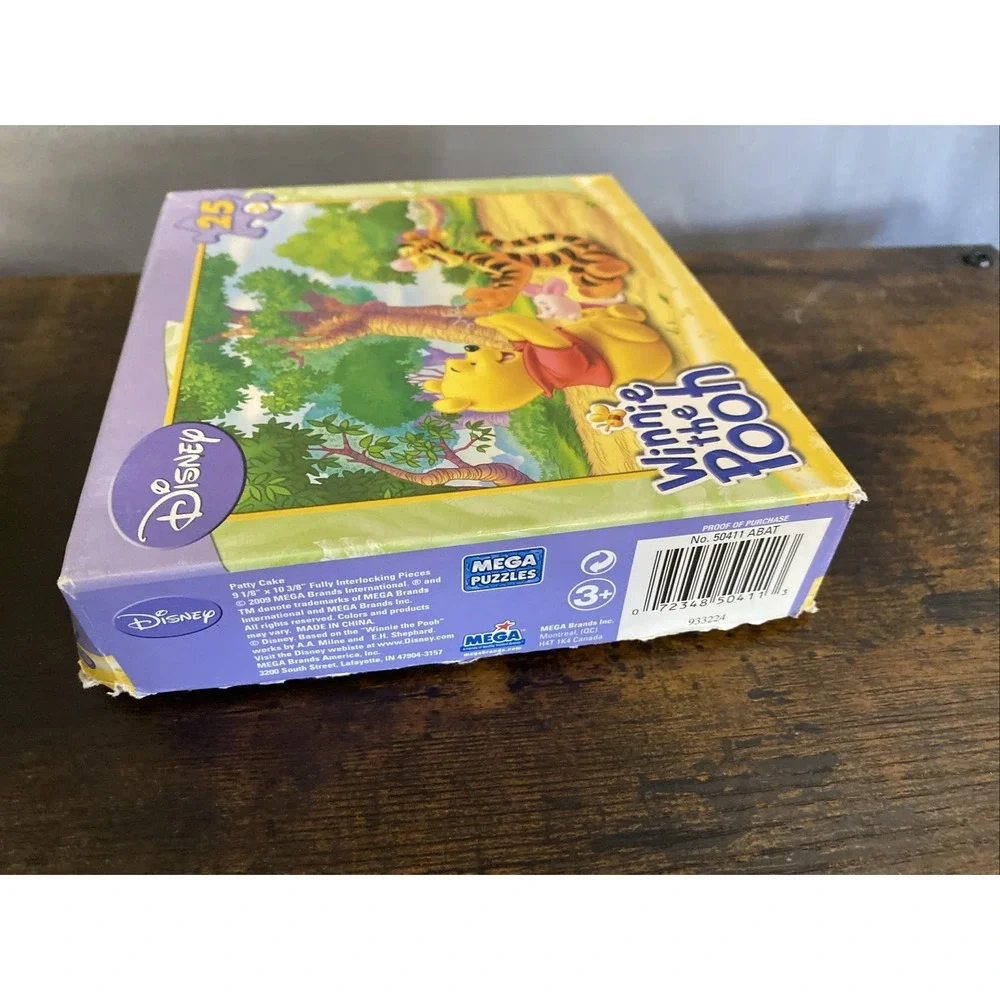 Lot Of‎ 2 Disney Winnie The Pooh & Sesame Street 24 Piece Puzzles Complete
